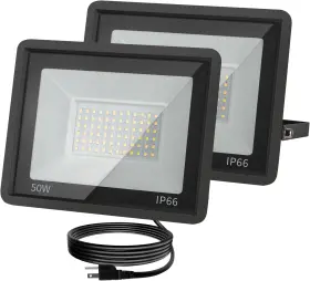 Tgd50w -y 50w Led Flood Light Outdoor 5000lm Super Bright Floodlight Outside Work Lightwi