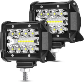 Lb08018 Aaiwa Led Light Pods 4 Inch 120w Bar 12000lm Spot Flood Combo Off Roa