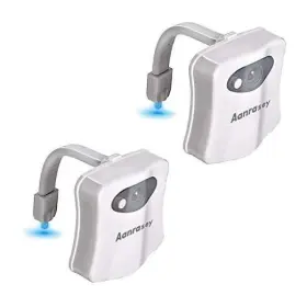 Aa100 Aanrasey Toilet Night Light Bowl Motion Sensor Activated Led