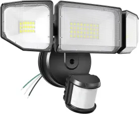 Abovizo 726084246782 85w Motion Sensor Outdoor Light 8500lm Ultra-bright Led Security With 3 A