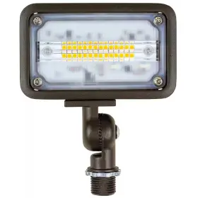 Acbrise 445040347327 16w 1500lm Outdoor Led Wall Wash Light Bronze Weatherproof Adjustable