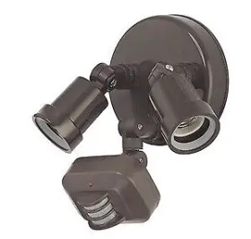 Mfl2abz Acclaim Lighting - Two Light Motion-activated Flood-architectural Bronze Finish