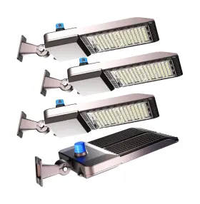 Asb-04 Acohook 4pack 320w Led Parking Lot Lighting 48000lm Eqv 1200w Hid/hps Arm Mount Par