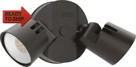 Acuity Brands 313092151100 Homeguard 2-light Led Outdoor Flood Lights Wall Or Ceiling Mount Light
