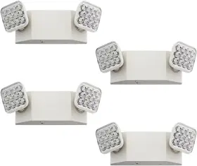 Acuity Brands Lighting 445019381383 Basics Led Emergency Light Dual Adjustable Heads Wall Mount Damp Rated 90-mi Acuity Brands Lighting 445019381383 Basics Led Emergency Light Dual Adjustable Heads Wall Mount Damp Rated 90-mi