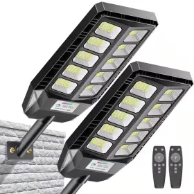 Adewalk 445008538545 2000 Lumen 220 Degree Black Motion Sensing Dusk To Dawn Integrated Led Flood Lig