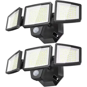 6500 Adewalk 445043042045 65-watt Lumens 270 Black Motion Activated Outdoor Integrated Led Flood Lig