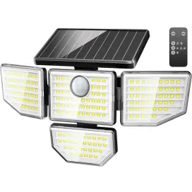 Ad176 Adewalk 3000lm Outdoor Solar Light - Upgrade 4 Heads 188 Led Motion Sensor Outd