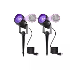 Ahfiwaso 711181262537 Ip66 500 Lumens Black Plug-in Integrated Led Outdoor Spotlight With Adjustable L