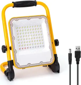 Aigostar 718356205221 6500k Led Flood Light Rechargeable With Stand 1000 Lumin Waterproof