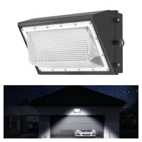 Wp15w-160w-s00dn-bk Aikvsxer 160w Led Wall Pack Light Dusk To Dawn Photocell Exter