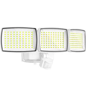 Aixpi 747923861805 Battery Powered Motion Sensor Outdoor Lights 1500lm Flood Light White