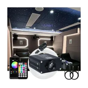 Qj-l016 Akepo 16w Small Size Rgbw Twinkle Fiber Optic Light Kit App Music Activated
