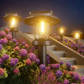 Alepod 850068239771 Solar Pathway Lights Outdoor - 12 Pack Warm White