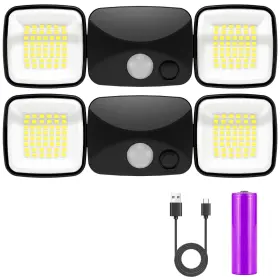 F10104 Allotall Rechargeable Battery Operated Lights 3-5 Months Endurance Motion Sensor