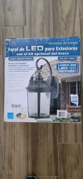 Al-2149 Altair Lighting 708695 Outdoor Led Lantern New In Box