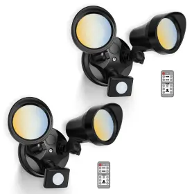 B0cn8h8clz Alusso Led Motion Sensor Security Lights 25w 2000lm Dimmable 3000k-6500k Cct Ip