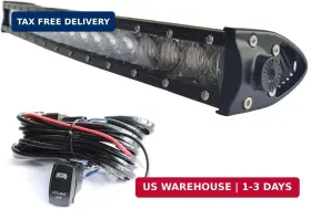 Am 716294739839 Led Light Bar 25 Inch 120w Single Row Off Road Spot Flood Combo Ip 67 Waterproof