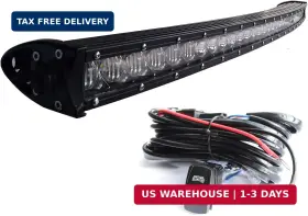 Am 716294739860 Angelma Series 43 Inch 210w Curved Led Bar Spot Flood Combo Light 26000 Lum