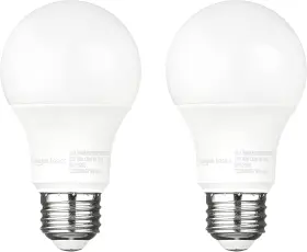 B07pzh5xlq Amazon Basics A19 Dusk To Dawn Sensor Led Outdoor Light Bulb 60w Equivalent 9w
