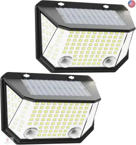 Sl-36  Ameritop Solar Lights Outdoor 2 Pack Led High Brightness Cordless Motion