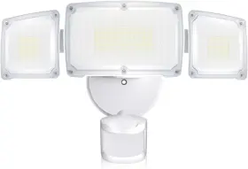 Pd-1711 Amico 3 Head Led Security Lights With Motion Sensor Adjustable Detected