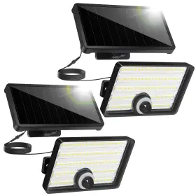 Tyd102 Anerbili Motion Sensor Outdoor Lights 2000 Lumens 88 Led Solar Wa