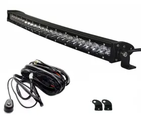 Angel Ma 602668590253 Angelma Series 19 Inch 90w Curved Led Bar Spot Flood Combo Light 10000 L