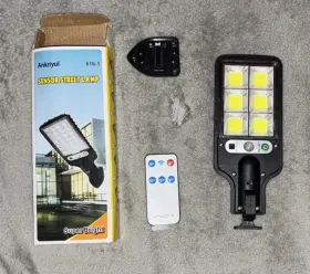 616-1 Ankryul Solar Led Motion Sensor Outdoor Flood Light With Remote Control
