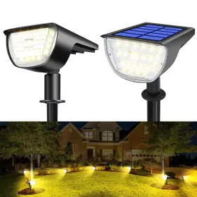 Ip65 Aomil 642135592595 32 Led Solar Spot Lights Outdoor In-ground Flood Waterproof 3 M