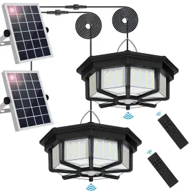 Sl-288 Aqonsie Solar Shed Lights Indoor Outdoor 288led Powered Motion Sensor