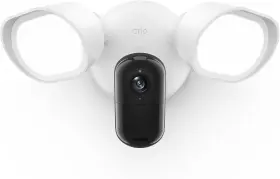 Arlo 313099045013 Wired Floodlight Camera - 2k Hdr Video 2000 Lumens Integrated Siren Colo