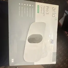 Fb1001-100nas Arlo Pro 3 Floodlight Camera 2k Hdr Color Night Vision Smart Siren App Control