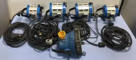 300plus Arri 5 Pcs - 300 Plus 650 Arrilite 1000 Open Face Flood Spotlight 531600