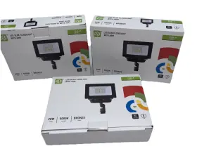 5100 Asd 810050731911 3 Pack 50w Led Flood Light Outdoor 120v Lm 5000k Daylight Knuckle Mount