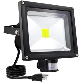 Sn-fl-50w-cw-pir Asign 50w Motion Sensor Led Flood Light 6000k Daylight White 6000lm Max I