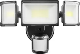 Atm75fwg-3 Atfoyer 75w Motion Sensor Outdoor Lights Security 3 Head Detection