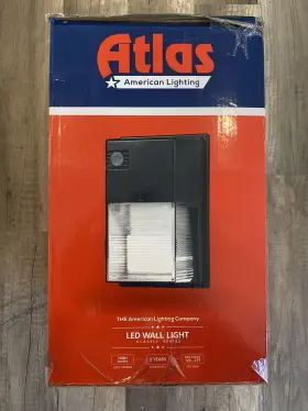 Led-w2l45kpc Atlas American Lighting W2l45kpc 2000 Lumen Led Wall Light 4500k 120v Pc