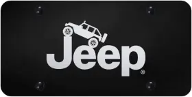 Au-tomotive Gold 718544456794 Officially Licensed Jeep Climbing Laser Etched License Place