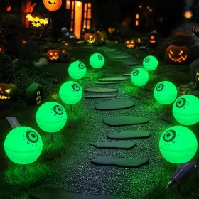 Ys002-1 Auidum Outdoor Solar Lights Waterproof Decorations 5 Pack Green And Red