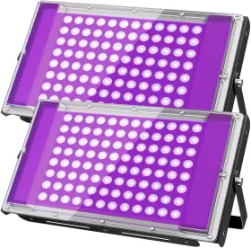 Tbl100 Aurohope 100w Led Black Light 385nm Uv Flood With Plug And Switch Ip66 Waterproof B