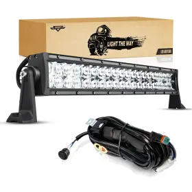 Zd000515ab Auxbeam 22 Inch Led Light Bar 120w Driving Off-road Lights Spot Flood C
