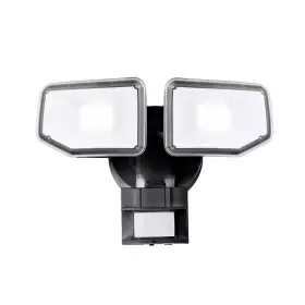 Awsens 313044638642 40-watt 180-degree Black Motion Activated Outdoor Integrated Led Security Flood