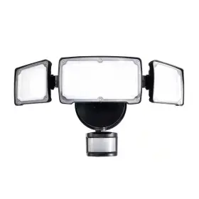 Awsens 445029797761 40-watt 180-degree Black Motion Activated Outdoor Integrated Led Flood Light Wit