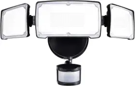 Awsens 726084946156 Upgraded 3 Head Led Security Lights With Motion Sensor 40w 3800lm Secu