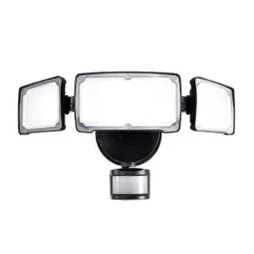 Awsens 812381037922 Black 40w 180 Motion Sensor Outdoor Led Flood Light With 3 Heads And Dusk To Dawn