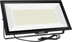 Babis 744110861075 600w Led Flood Light Waterproof Ip66 With Plug 6000k Daylight White 60000lm S