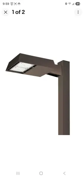 Rar1-100-4k-4 Beacon Parking Lot Light Fixture 4000k 12000 Lm 499h84