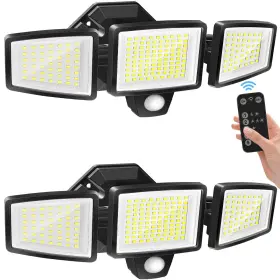 Ama197 Beforalla Motion Sensor Outdoor Flood Light 2500lm High Brightness With Remote Contro