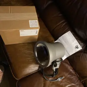 77651 Bega 77651/slv/k3/6 Brown Flood Light Led Outdoor Security Spot Lamp Color Temp 3000k New